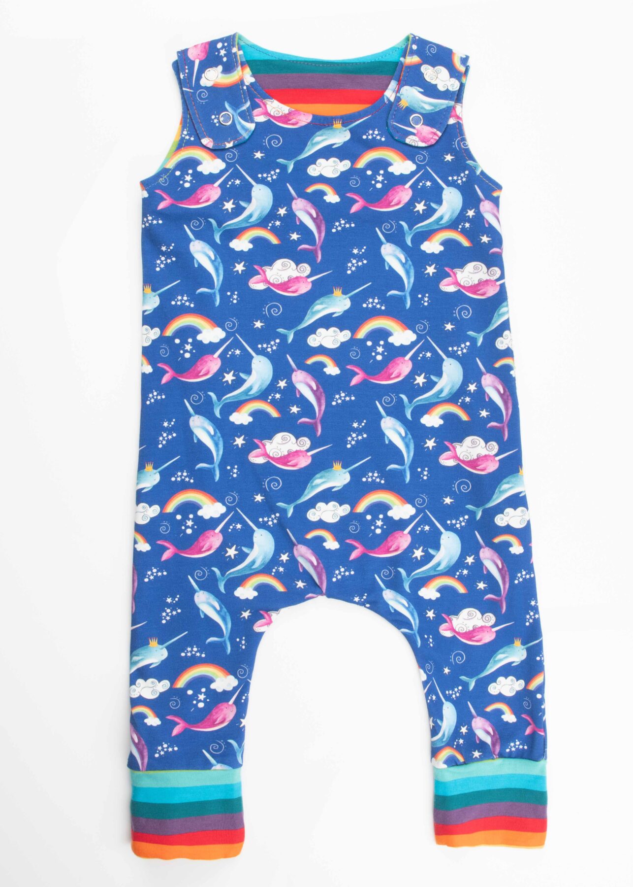 Narwhal Grow With Me Romper