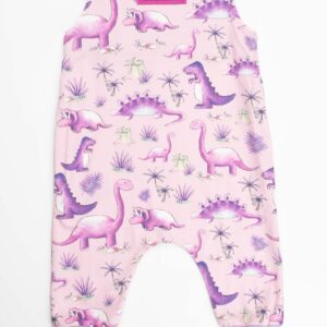 The Back of our Pink Dinosaur Grow With Me Romper