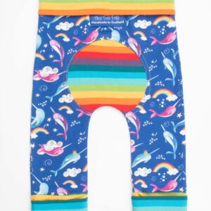 The Back Of Our Narwhal Grow With Me Leggings