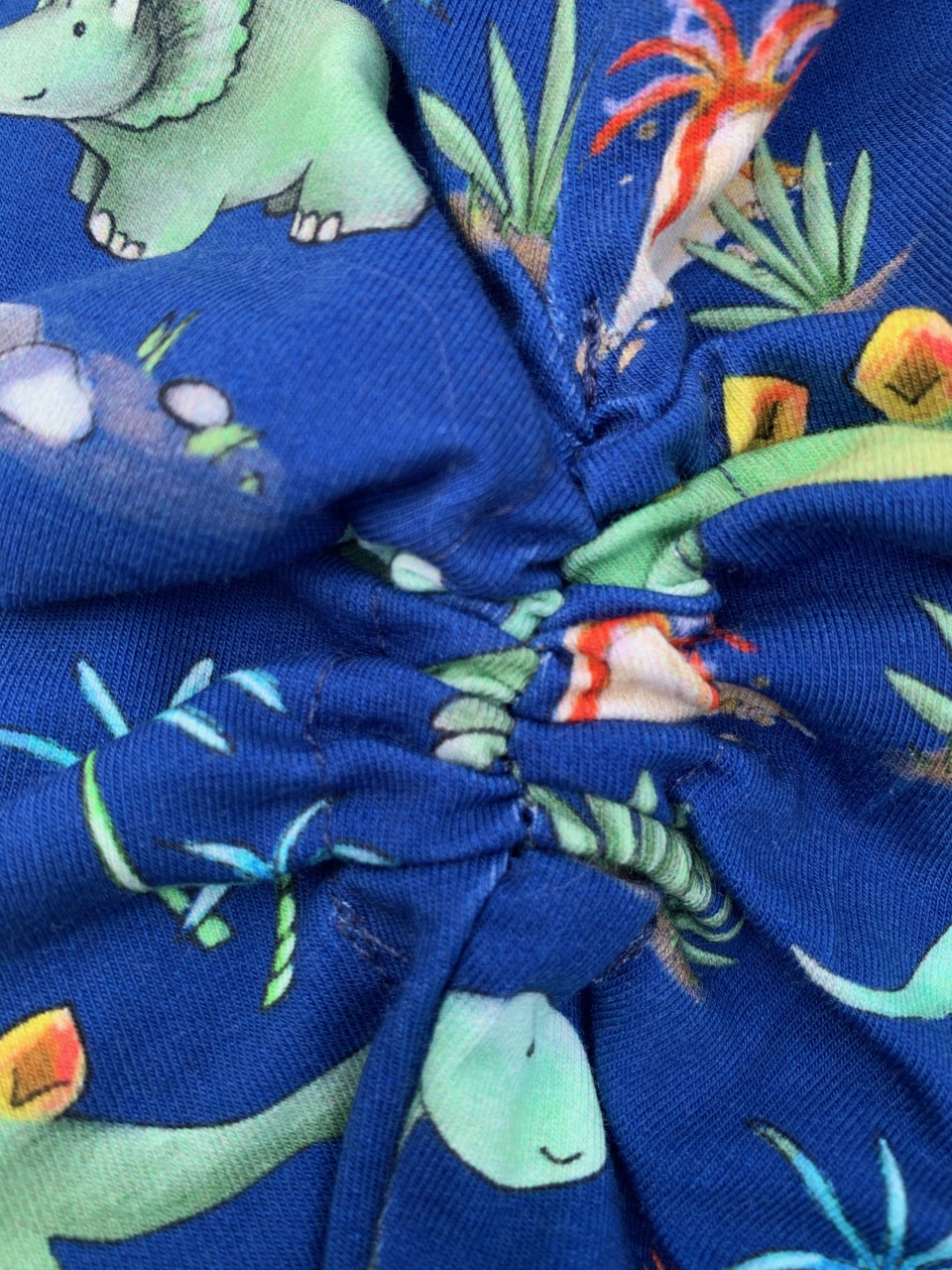 Blue Dinosaur Grow With Me Romper - Image 5