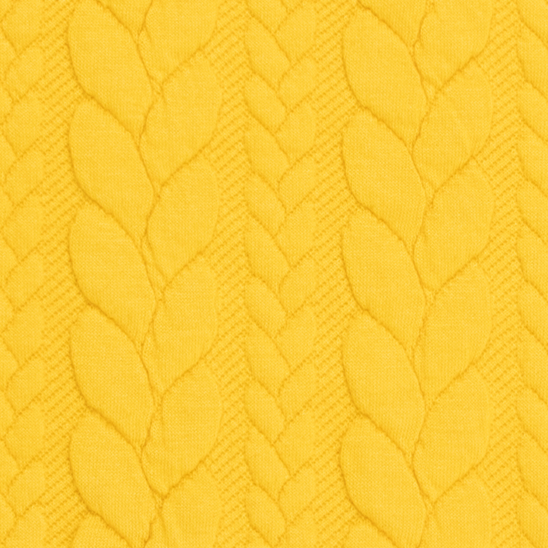 Mustard Cable Knit Fabric