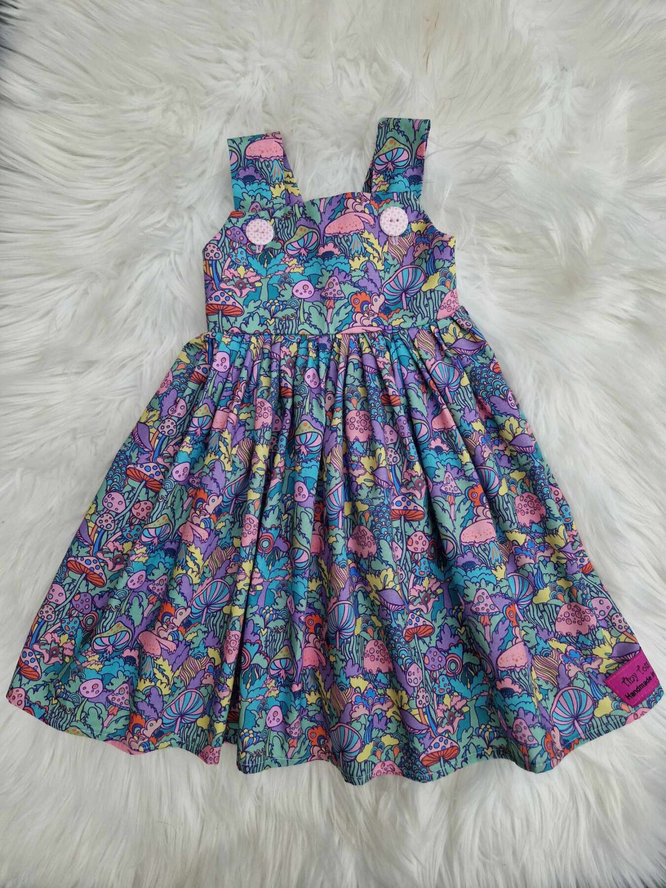 Dreamy Mushroom Princess Dress - Tiny Tots Togs