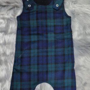 Black Watch Tartan Grow With Me Romper