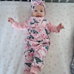 Pink Under The Sea Grow With Me Romper
