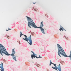 Pink Under The Sea Cuddle Blanket