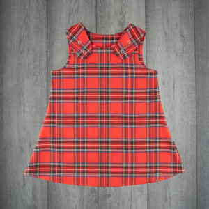 Red Tartan Pinafore